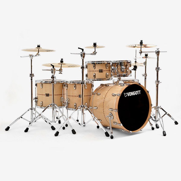 (Scheduled to be stocked around August-September 24) VONGOTT ABC5 American Burch Custom 5-Pieces Drum Set Phonecut American Burch Custom 5-Circle Drum Set Taiwan Produced