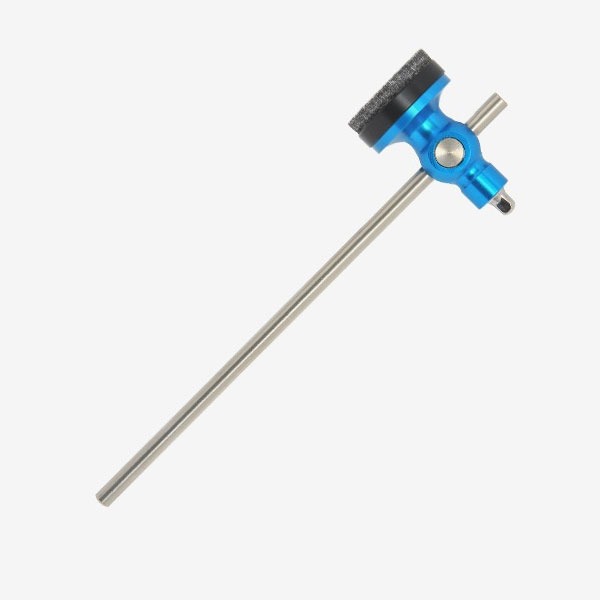 Aluminum pedal beater VONGOTT BT102 Blue Aluminium Alloy Pedal beater 030482 for easy angle and height adjustment.