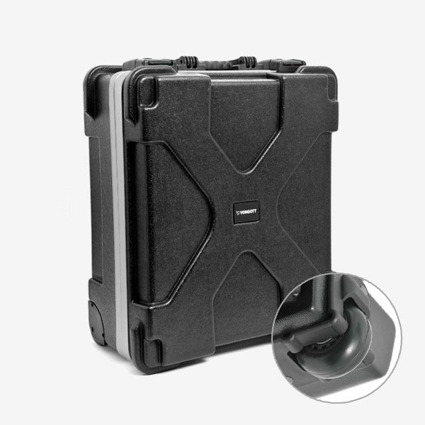 Advanced Carrier Hard Case with exclusive wheel for snare drum Hardcase VONGOTT VHD14 Snare Drum Hard Case Carrier Wheel 030458