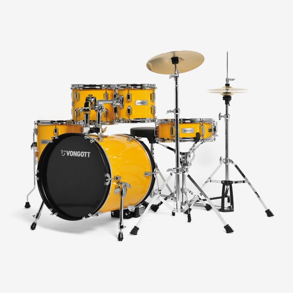 All-time strong junior drum VONGOTT V1 Junior 5-cylinder drum set hardware drum chair symbol 030703